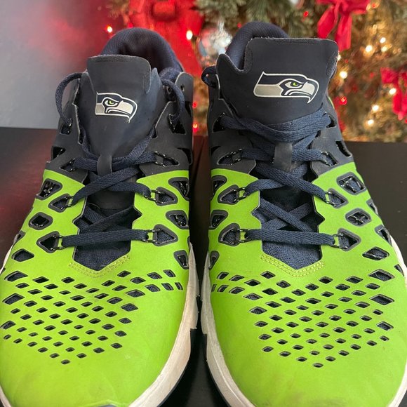 Nike Seattle Sehawks Shoes Mens Size 12 - Picture 2 of 6